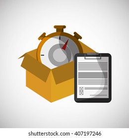 Graphic design of delivery , editable vecctor