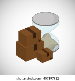 Graphic design of delivery , editable vecctor
