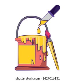 Graphic design digital software tools and symbols for creative process, art and ideas. illustration editable image