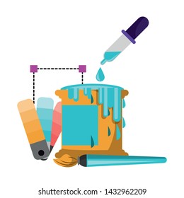 Graphic design digital software tools and symbols for creative process, art and ideas. illustration editable image