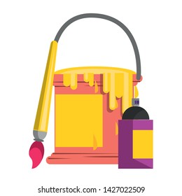 Graphic design digital tools and symbols for creative process, art and ideas. illustration editable image