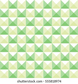 graphic design editable for your design, hand drawn lovely modern geometrical green square patterns. Vector Illustration.