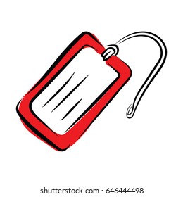 graphic design editable for your design, hand name tap for travel in color isolated on white background. Vector Illustration.