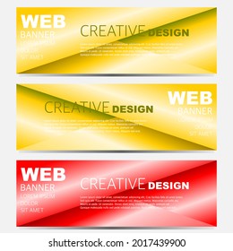 graphic design of elegant banner for advertisement