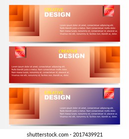 graphic design of elegant banner for advertisement