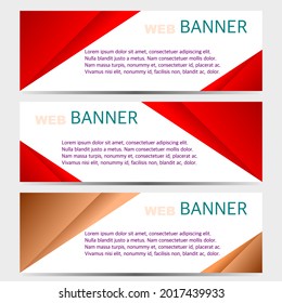 graphic design of elegant banner for advertisement