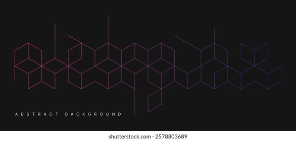 Graphic design element and abstract geometric background.