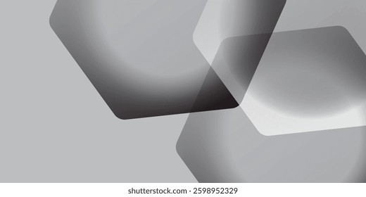 The graphic design element and abstract geometric background with isometric vector blocks for banner template or header