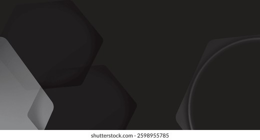 The graphic design element and abstract geometric background with isometric vector blocks for banner template or header