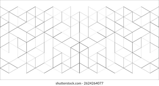 The graphic design element and abstract geometric background with isometric vector blocks for banner template or header.vector eps10