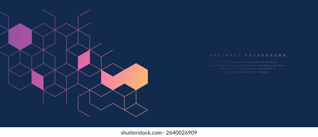Graphic design element and abstract geometric background.	