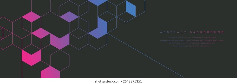 Graphic design element and abstract geometric background.	