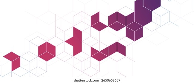 Grafisches Gestaltungselement und abstrakter geometrischer Hintergrund.	