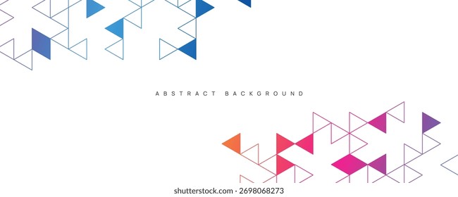 Graphic design element and abstract geometric background.