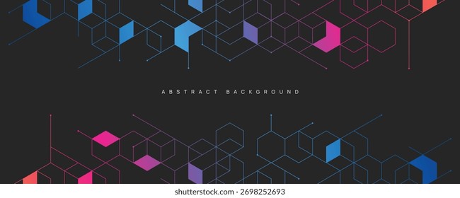 Elemento de Diseño gráfico y fondo geométrico abstracto.