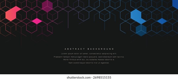 Graphic design element and abstract geometric background.	