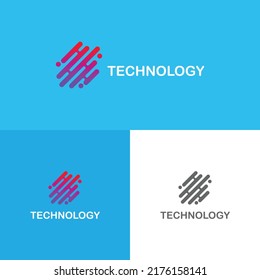 Graphic Design Element. Logo Design. Modern Creative Logo, Usable for Business Brand, Tech and Company. 