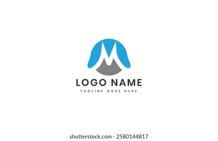 graphic design element - m letter