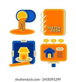 ilustración vectorial de elemento de diseño gráfico