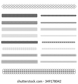 Graphic Design Elements - Circle Design Page Divider Line Set