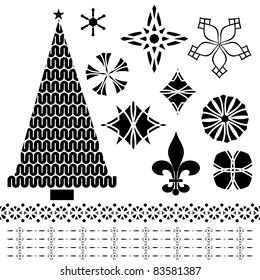 graphic design elements -(each on own layer for easy selection)