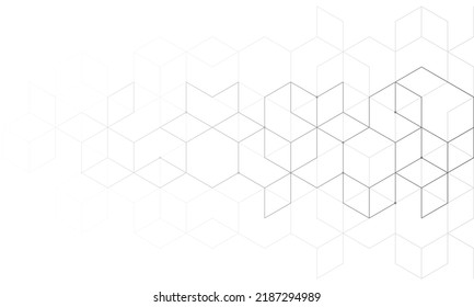 The graphic design elements with isometric shape blocks. Vector illustration of abstract geometric background