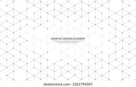 The graphic design elements with isometric shape blocks. Vector illustration of abstract geometric background