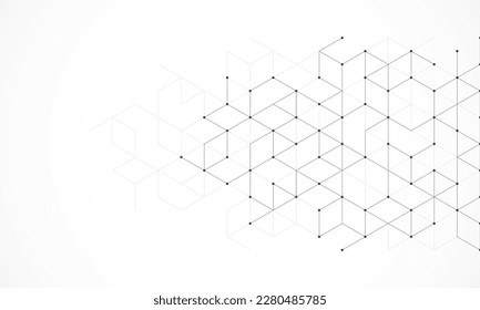 The graphic design elements with isometric shape blocks. Vector illustration of abstract geometric background