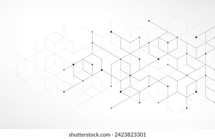 The graphic design elements with isometric shape blocks. Vector illustration of abstract geometric background.