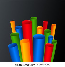 Graphic design elements. Pipes