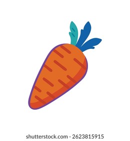 Um design gráfico que enfatiza cenouras assadas para refeições confortáveis.