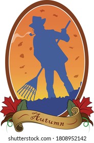 A graphic design for the fall season.