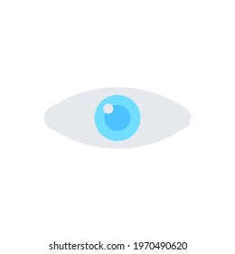 Graphic design flat eye toolbox vector illustration design, this vector is suitable for icons, logos, illustrations, stickers, books, covers, etc.