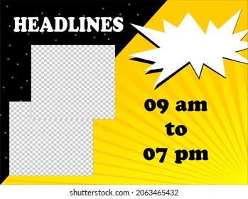 GRAPHIC DESIGN FOR FLYER BROCHURE HEADLINE COMMERCIAL BANNER