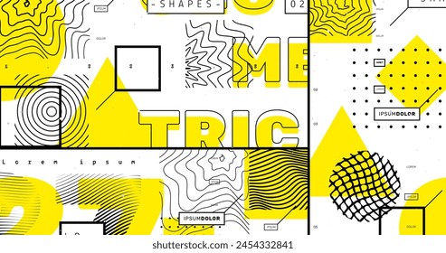 Graphic design geometric background vector design in eps 10