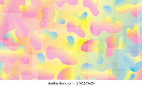 Diseño Gráfico Forma Geométrica.  Concepto de Idea Ligera Y Mínima. Diseño de tipografía moderna de plantilla de papel de color. Presentación de la cubierta vectorial. Tapa geométrica mínima.