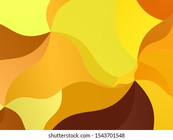 Graphic design with geometric shape. Modern gold backdrop, great pattern for any purposes. Holiday background. Minimal geometric cover. Luxury yellow design. Beautiful vector pattern.