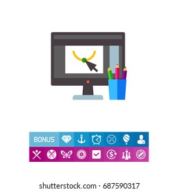 Graphic design icon