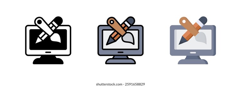 Graphic Design Icon Element For Design