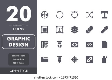 graphic design icon pack isolated on white background. for your web site design, logo, app, UI. Vector graphics illustration and editable stroke. EPS 10.