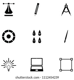 graphic design icon set