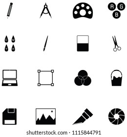 graphic design icon set