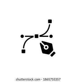 Graphic Design  icon in vector. Logotype