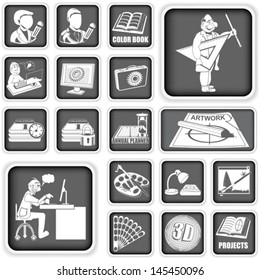 Graphic design icons