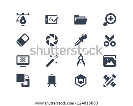 Graphic design icons