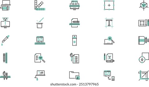 Graphic design icons High-Quality Vector Icons Collection with Editable Stroke. Ideal for Professional and Creative Projects.