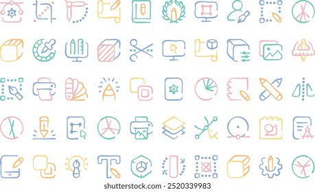 Graphic design icons High-Quality Vector Icons Collection with Editable Stroke. Ideal for Professional and Creative Projects.