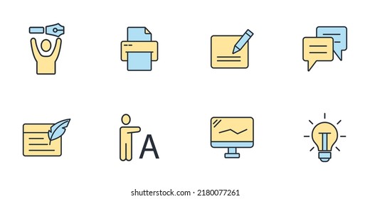 Graphic design icons set . Graphic design pack symbol vector elements for infographic web