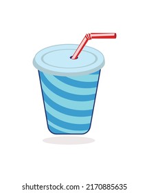 graphic design illustration of good juice drink for children's animation