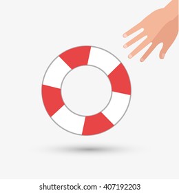Graphic design of insurance, editable vecctor